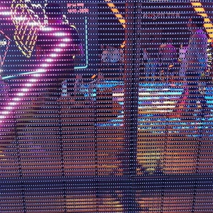 Светодиодный мультимедийный оптический вызов стена P10 Экран пленка Внешний дисплей на стене Экран красавица Омаха