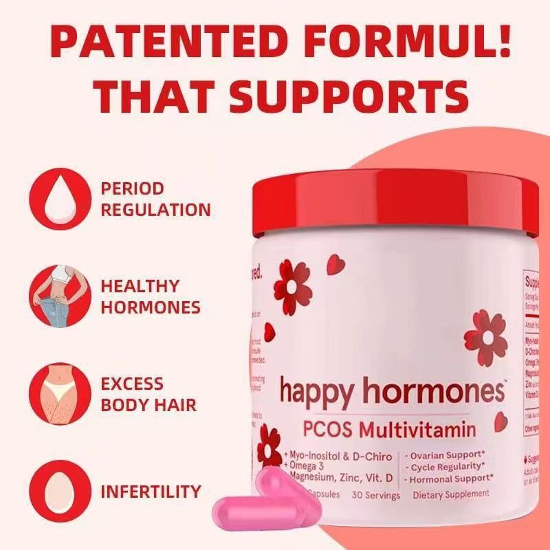 現物クロスボーダー人気快楽ホルモン多嚢卵巣症候群複合ビタミンPCOS Multivi|undefined