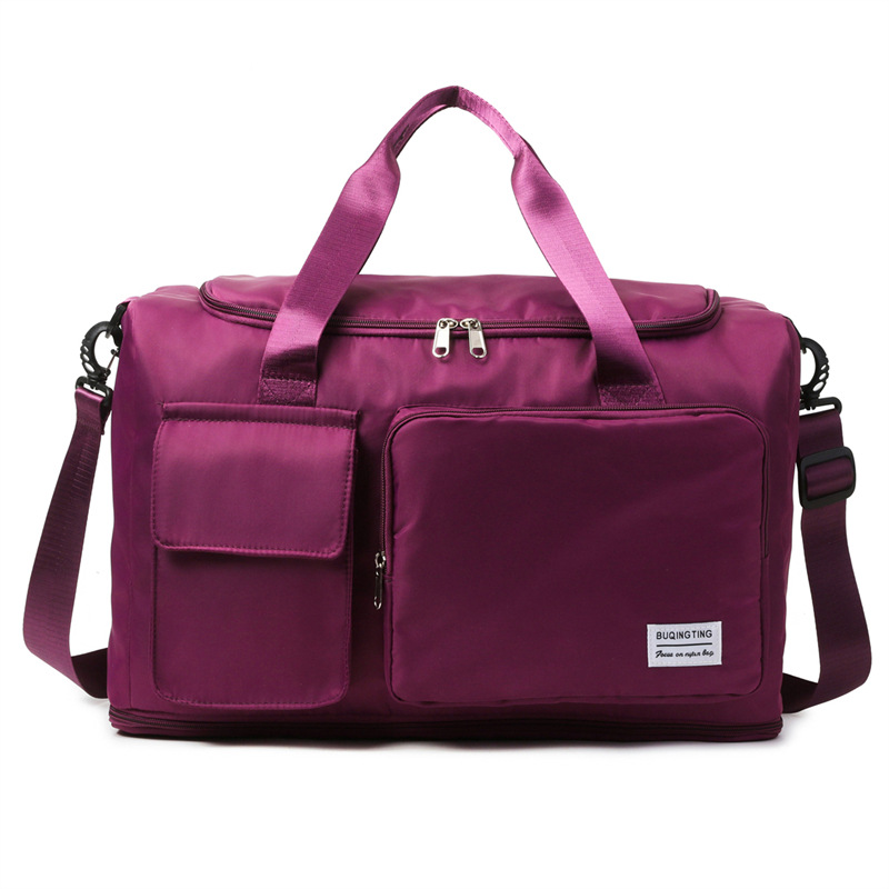 Nueva bolsa de viaje para viajes de negocios de corta distancia, bolsa de lona ligera de gran capacidad con separación en seco y húmedo, bolsa de yoga de fitness deportivo