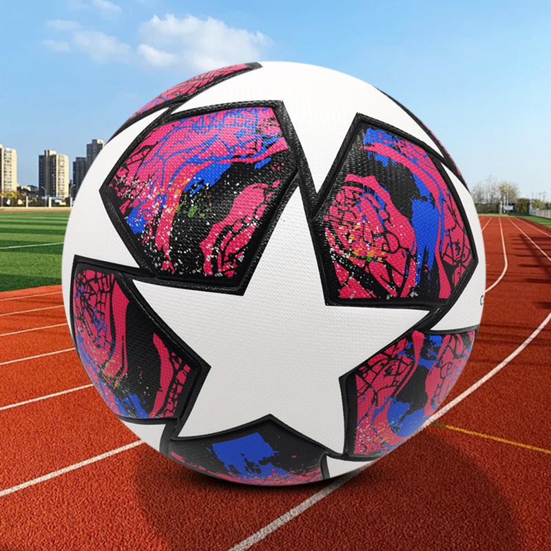 既製品のヨーロッパワールドカップ5号球 大人用プレミアリーグ試合用耐摩耗性サッカーボール チャンピオンズリーグPUレザー製サッカーボール|undefined