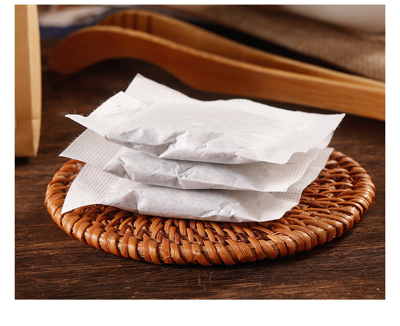 Jie Yan Herbal Tea 150g Bag 30 Teabags Houttuynia Huo Xiang Ren Shen Blend Sugar Free Cold Brew in use