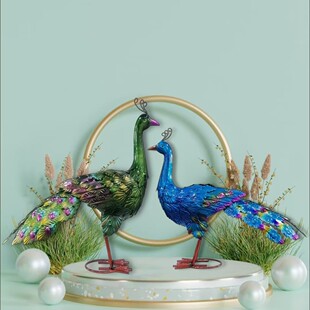 �F؛�羳��ƷMetal peacock statue��ȸ�����b� ����ͥԺ�[��