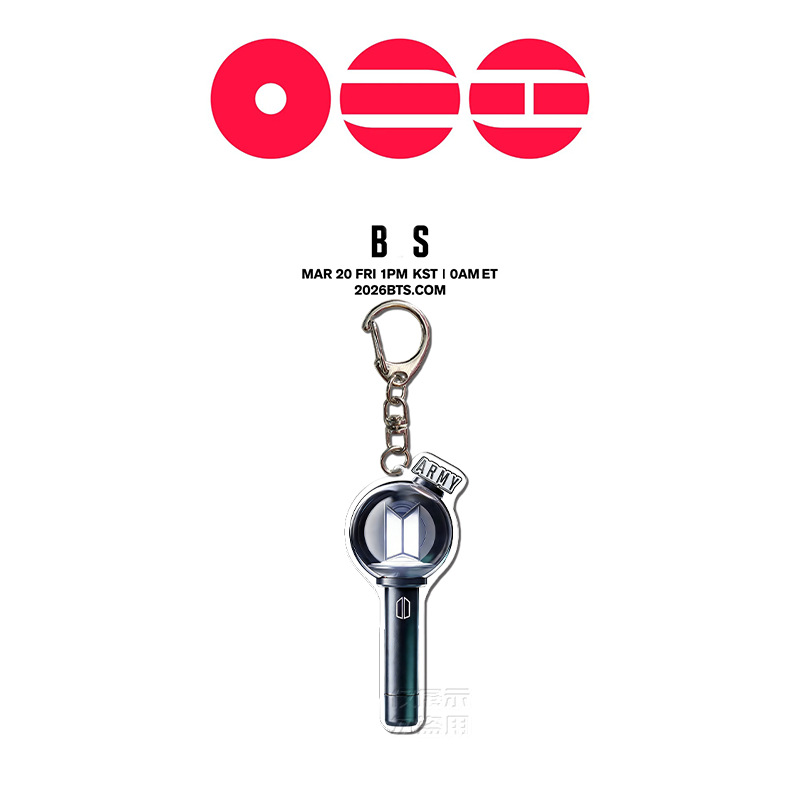 CL30 BTS Acrylic Keychain Backpack Light Stick Pendant Bags Accessories Star Periphery 30CL