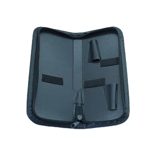 Hairdressing scissor bag barber shop professional portable scissor bag hairdressing storage tools black simple scissor bag professional