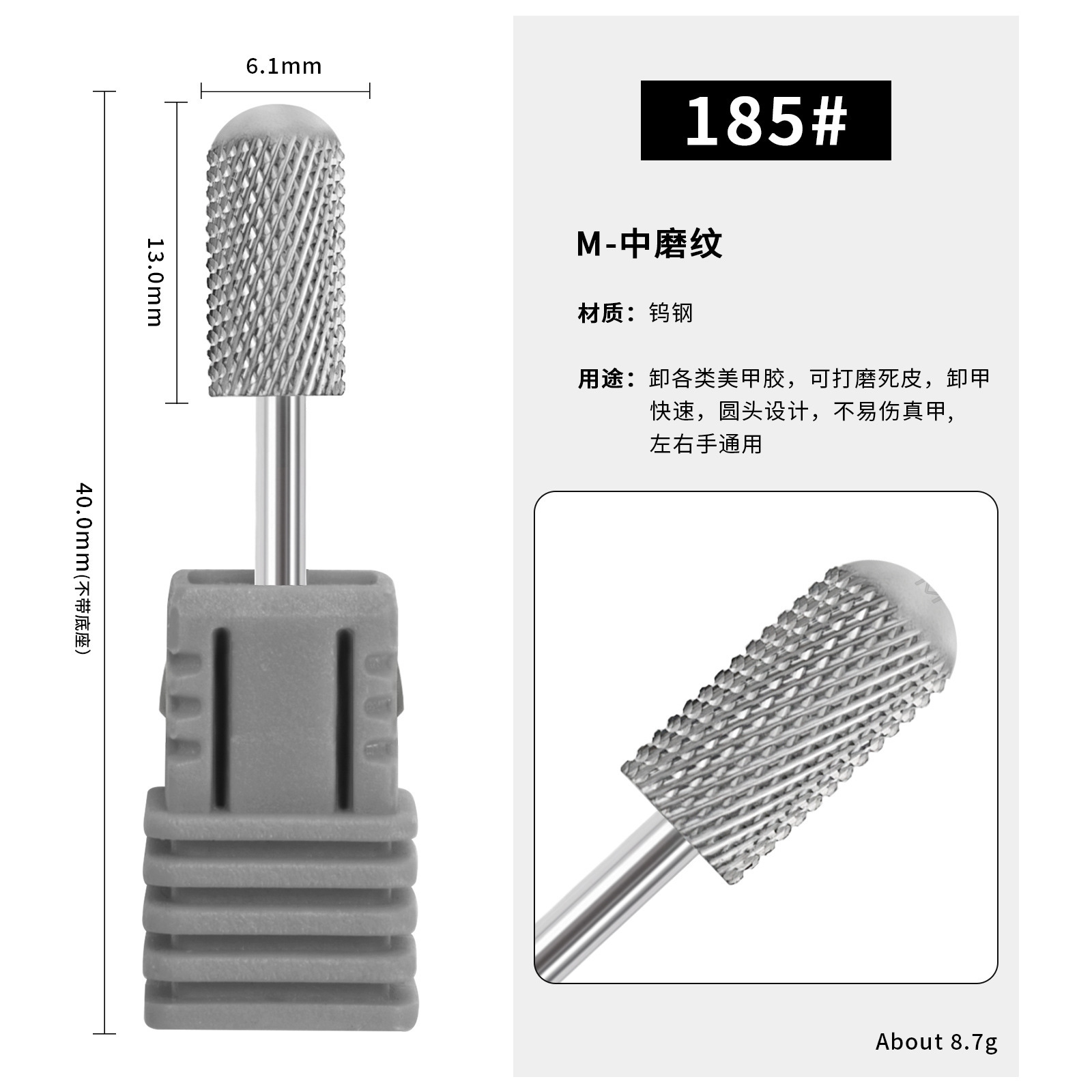 185 # Pro Cabeza cilíndrica-M