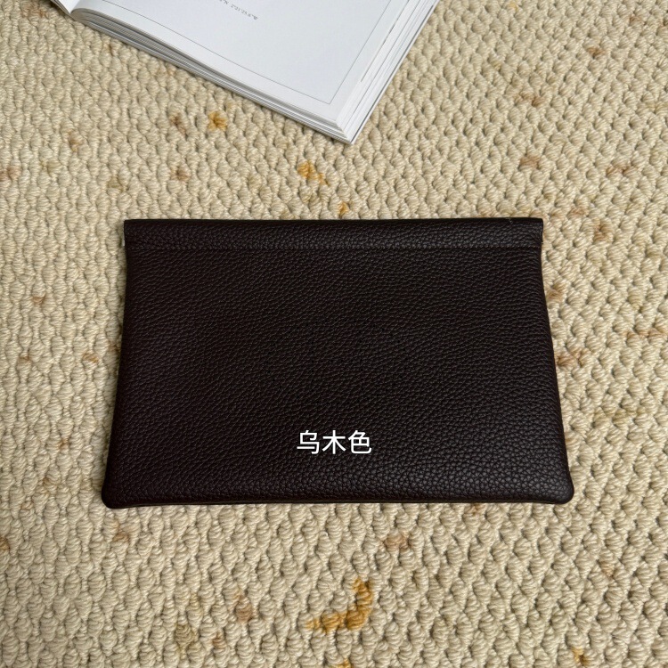 H 本革携帯電話バッグ第一層牛革ライチ柄大容量化粧品バッグハイエンドラッキー小銭入れ口紅バッグ|undefined