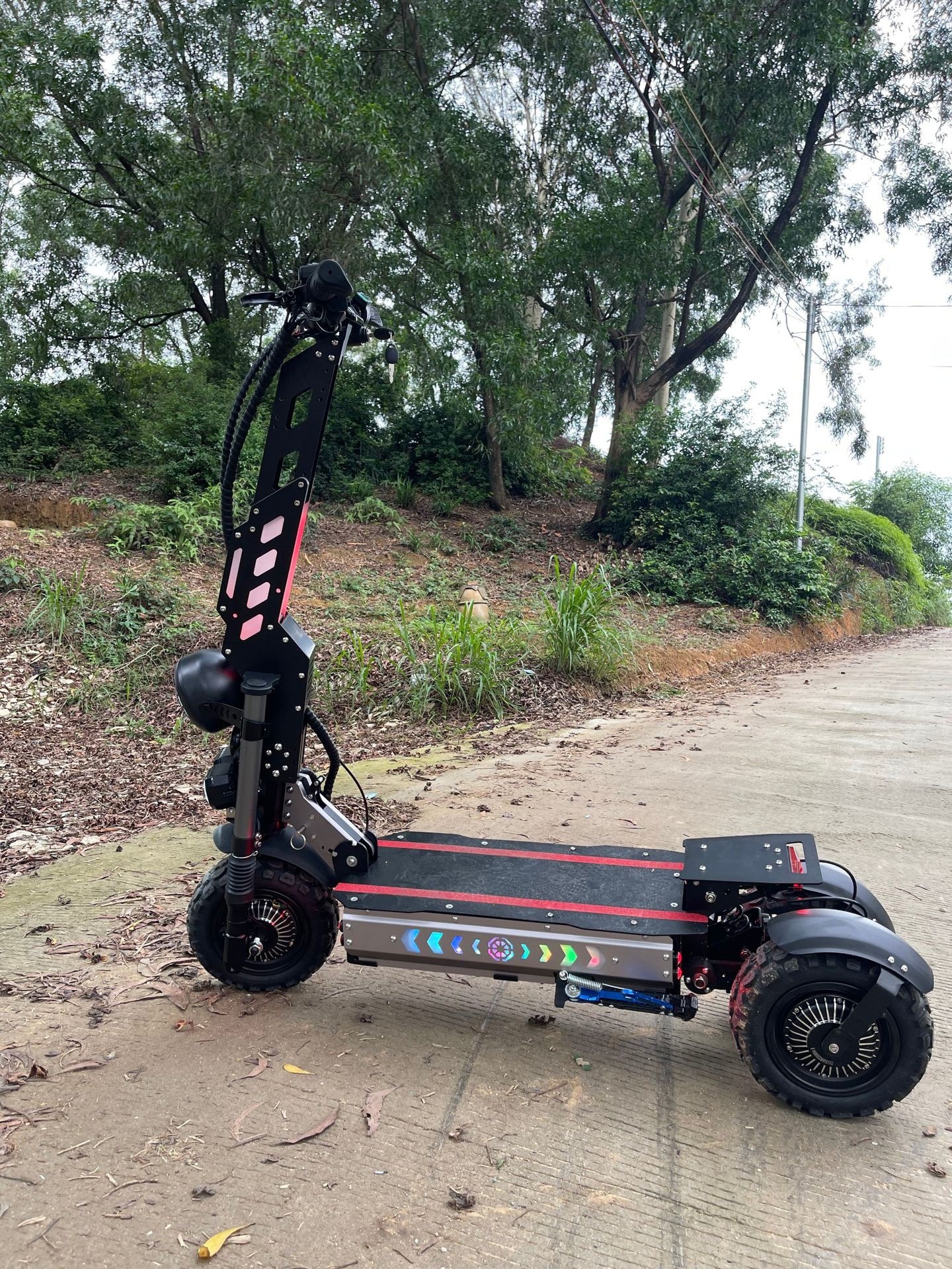 Retuol 11inch Three-Wheel Off-Road Electric Scooter Adult Folding High-Speed Scooter Dropshipping