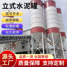 立式水泥罐50吨储料仓60吨80吨100吨150吨粉煤灰石灰料仓储存罐