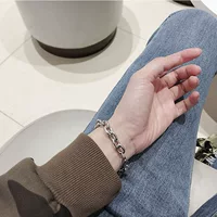 Японский и корейский INS сексуальный крутой толстый браслет-цепочка для мужчин и женщин модный хип-хоп Уличный Harajuku европейский и американский панк толстый браслет