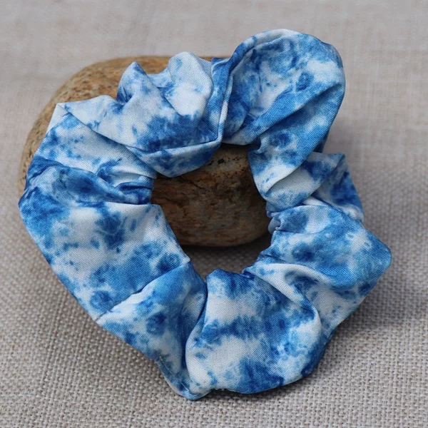 Dali Lijiang Ancient City Printed and Dyed Fabric Elastic Hair Tie for Children and Adults