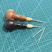 皮革工具锥子通孔手工DIY手缝可换头菱锥法锥圆锥通孔皮具制作