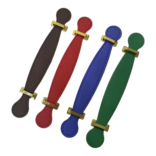 Leather Handle PU Leather Handle Wooden Box Handle Gift Box Leather Handle Luggage Handle Bag Hardware