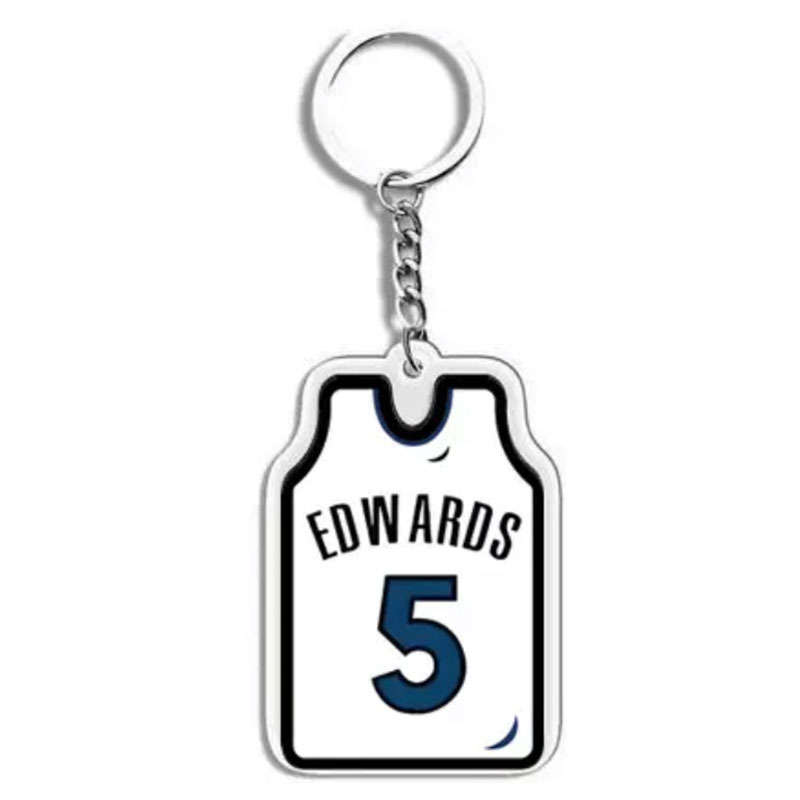 NBA baloncesto llavero estrella Durant Curry Owen acrílico colgante bolsa de Jersey adornos regalo
