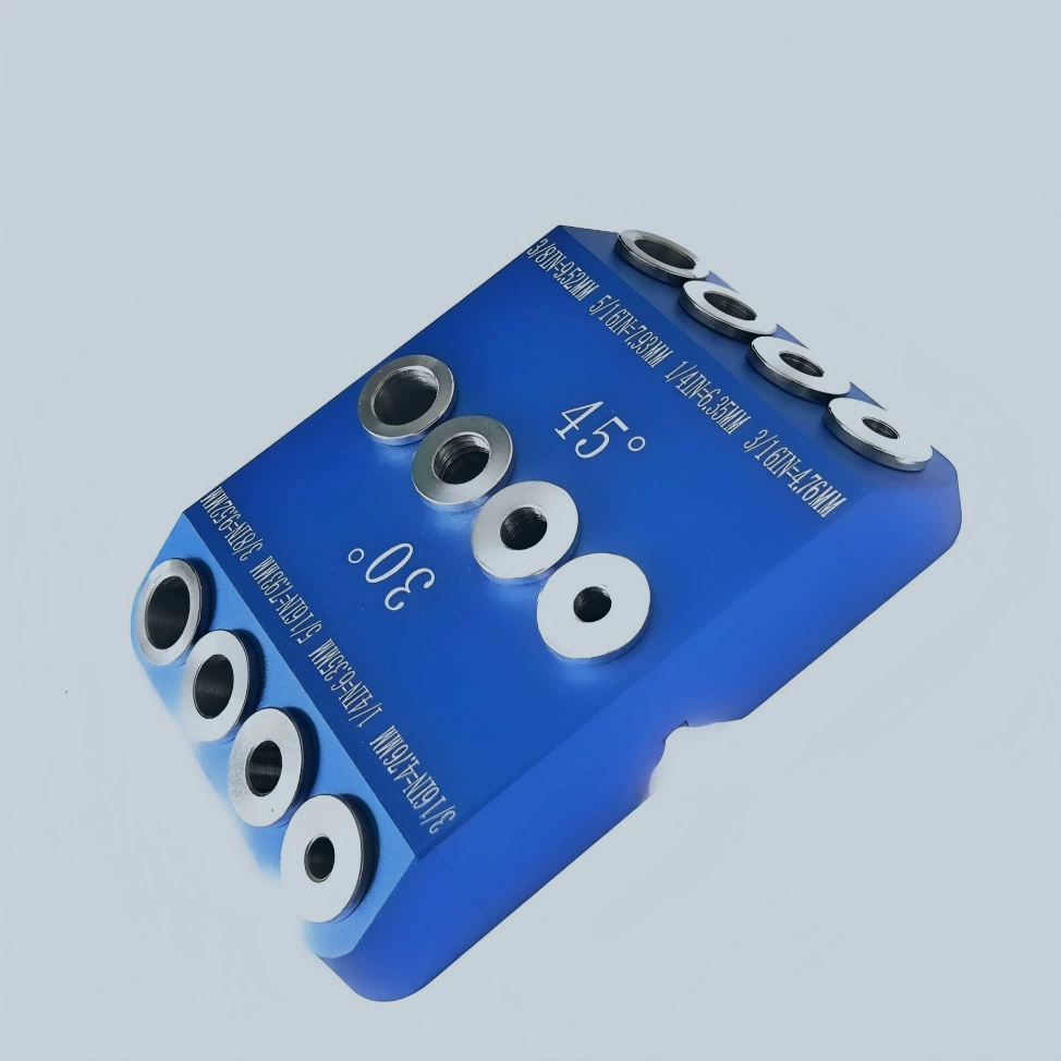 Woodworking Hole Punch Locator 30 ° /45 ° /90 ° Multi-Angle Oblique Hole Woodworking Vertical Drilling Machine