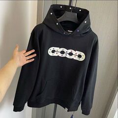 网红秋季新款GOQDBRAND同款宝石连帽卫衣男女情侣明星长袖YL轻奢