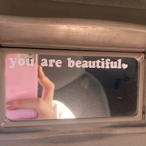 Car make-up mirror rearview mirror 