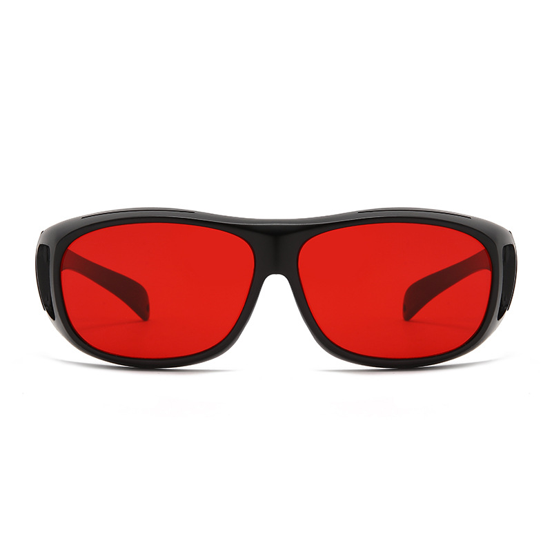 Red Lens Glasses 532 Anti-Blue and Green Light, Eyebrow Washing, Color Tattoo Removal Goggles, Protective Goggles, Laser Hair Removal Device
