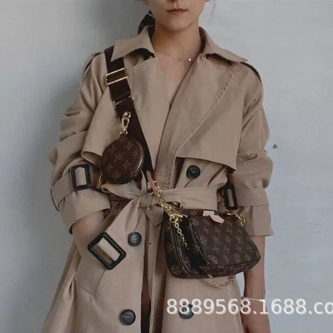 直供跨境 m lv女包五合一麻将包三合一链条包腋下包邮差包法棍包|undefined