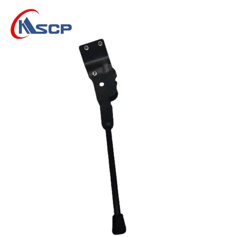 山地车单支撑脚撑山地自行车三孔可调加厚车梯停车架单车配件厂家