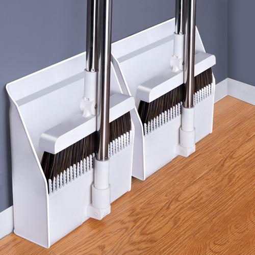 Standing broom dustpan set household soft broom combination set upright thickened broom wholesale wholesale