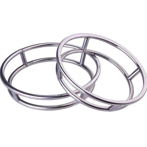 Thickened Stainless Steel Kitchen Pot Rack, Anti-Scalding Pot Stand, Double-Layer Pot Mat, Heat-Insulating Pot Holder, Specialized Wok Rack