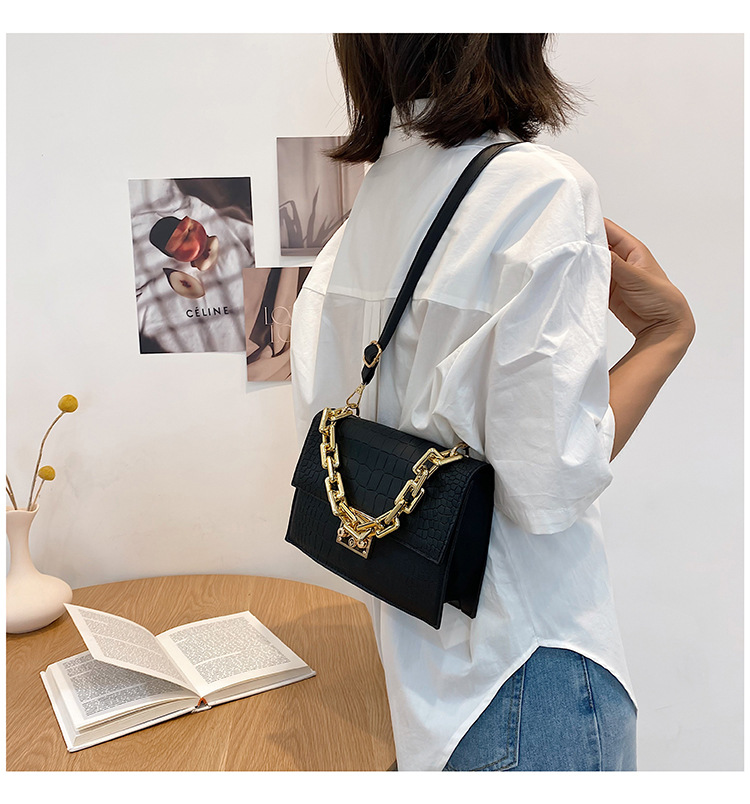 Fashion Fashionable Small Square Bag 2021 Spring And Summer New Chain Women's Bag Shoulder Crossbody Small Handbags One Piece Dropshipping display picture 17