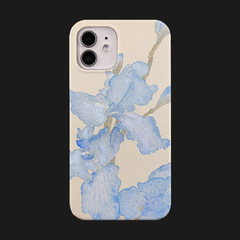 Retro Oil Painting Flowers Film Case Compatible with Apple iPhone 14 Pro, 13 Pro Max/12/11/x/xr, Soft and Hard Shell