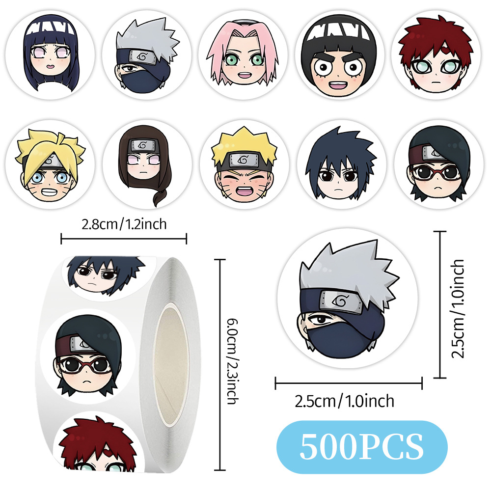 Cien tipos de dibujos animados pegatinas de animales rollo de recompensas para niños materiales didiy papelería cuaderno cinta adhesiva decoración