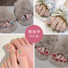 Finished fake nails wearable nails removable fake toenails and toenail patches manicure patches nail patches