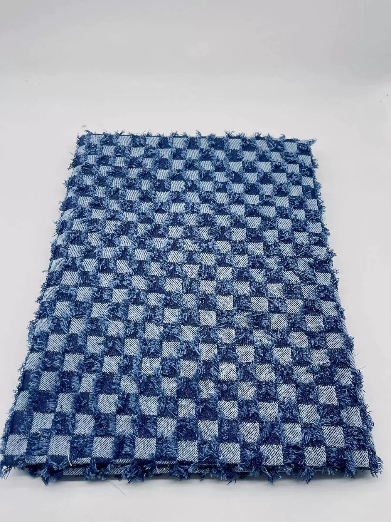 Chess, denim cloth, jacket, design bag, handmade