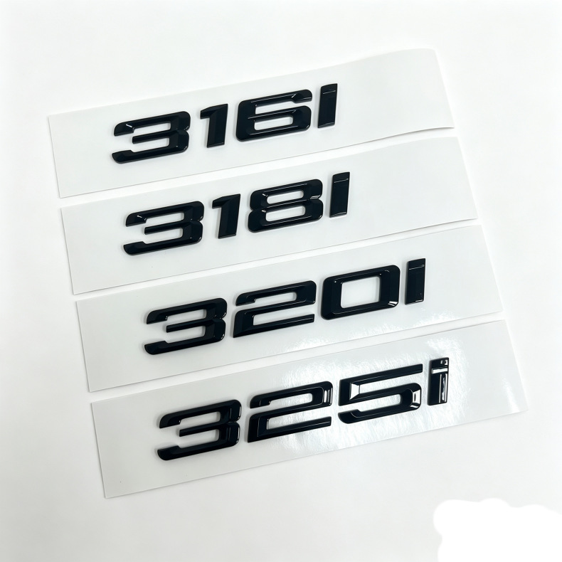 Suitable for the rear emblem with displacement numbers of older BMW 3 Series models 316i, 318i, 320i, 325i, 330i