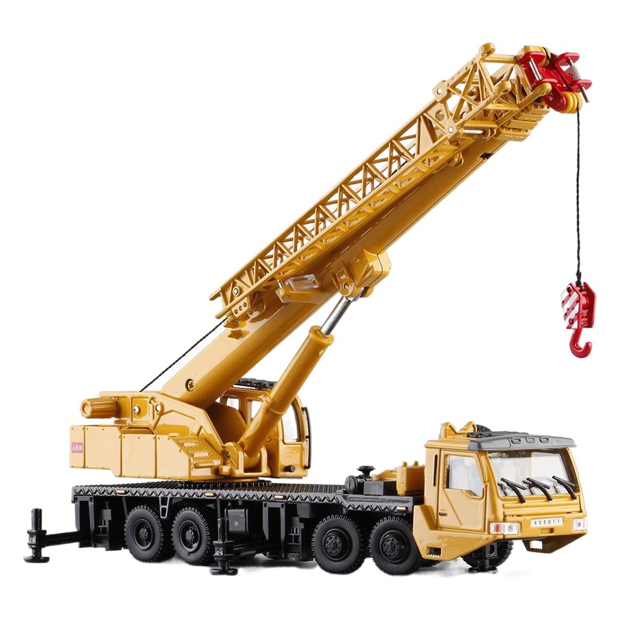 En caja de aleación de ingeniería de camión grúa modelo 625011 simulación grúa pesada juguete al por mayor