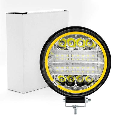 Yük maşını avtomobil LED işığı, Angel Eye 4 düym 126W off-road nəzarət işığı