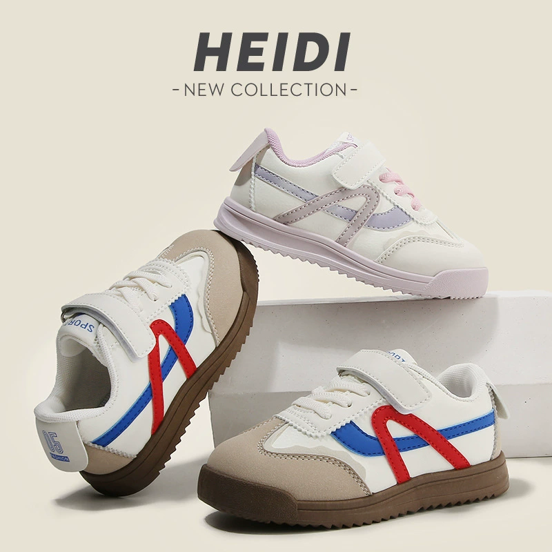 Детская обувь для арганда 2025 весной и осенью спортивная обувь для мальчиков повседневная доска обувь для девочек маленькая белая обувь мягкая подошва детская обувь для нравов