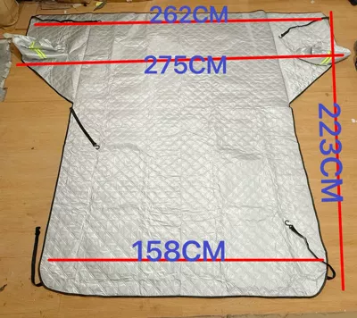 Cross-Border Snow Cover for Car Car snow shield - universal262223158cm-half-window-cover-model-three-layers-thickened