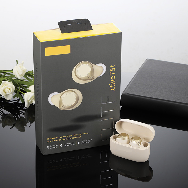 Cross-Border Export New 75Ttws True Wireless Bluetooth Headset Sports Headset Wireless In-Ear Type Can Be Shipped in One Piece