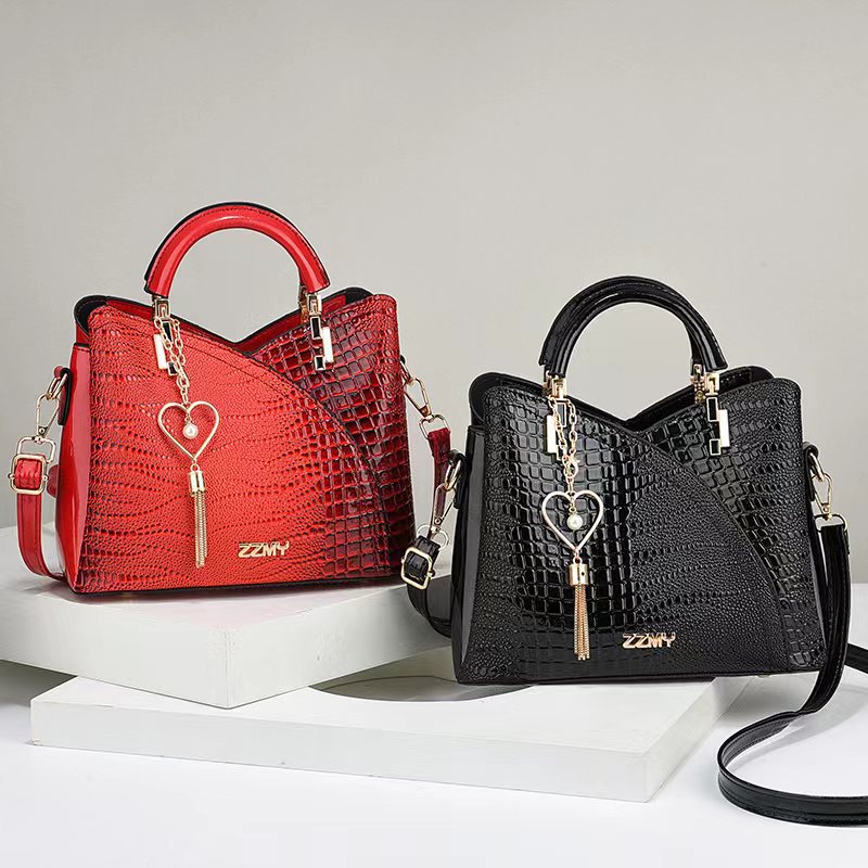 Bolso de mujer recién listado bolso de madre de textura atmosférica bolso de hombro con patrón de piel de cocodrilo bags al por mayor