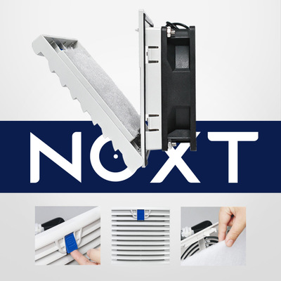 电气柜风机过滤器配电箱过滤排风扇机箱透气通风窗工业散热送风|ms