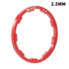 Red, 2.5mm