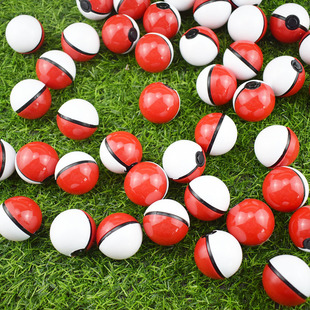 35mm Red and White Gashapon Ball Toy Gashapon Pocket Small Toy Gashapon Machine Ball Children's Reward Gift Batch