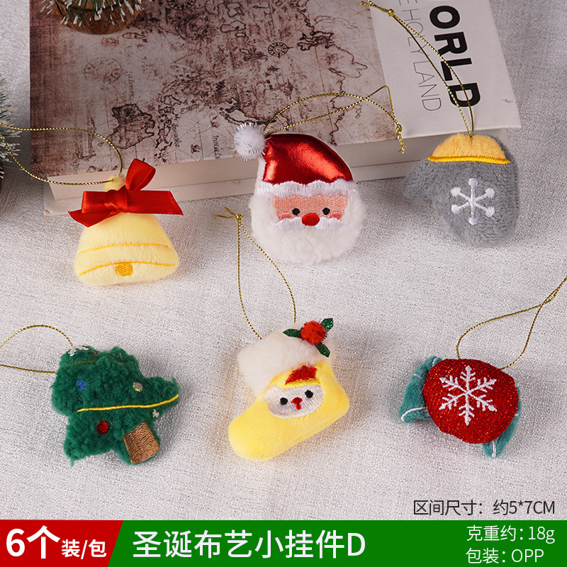 Colgante de tela de Navidad, ciervo viejo, árbol de Navidad, más paquetes, decoraciones de Navidad, hotel, centro comercial, vestido de vacaciones