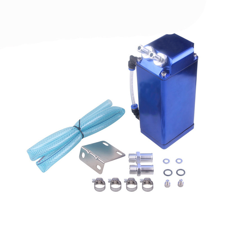 Car modification parts oil pot square oil breathable pot D1 oil collection pot aluminum alloy oil pot modification oil pot 750ML