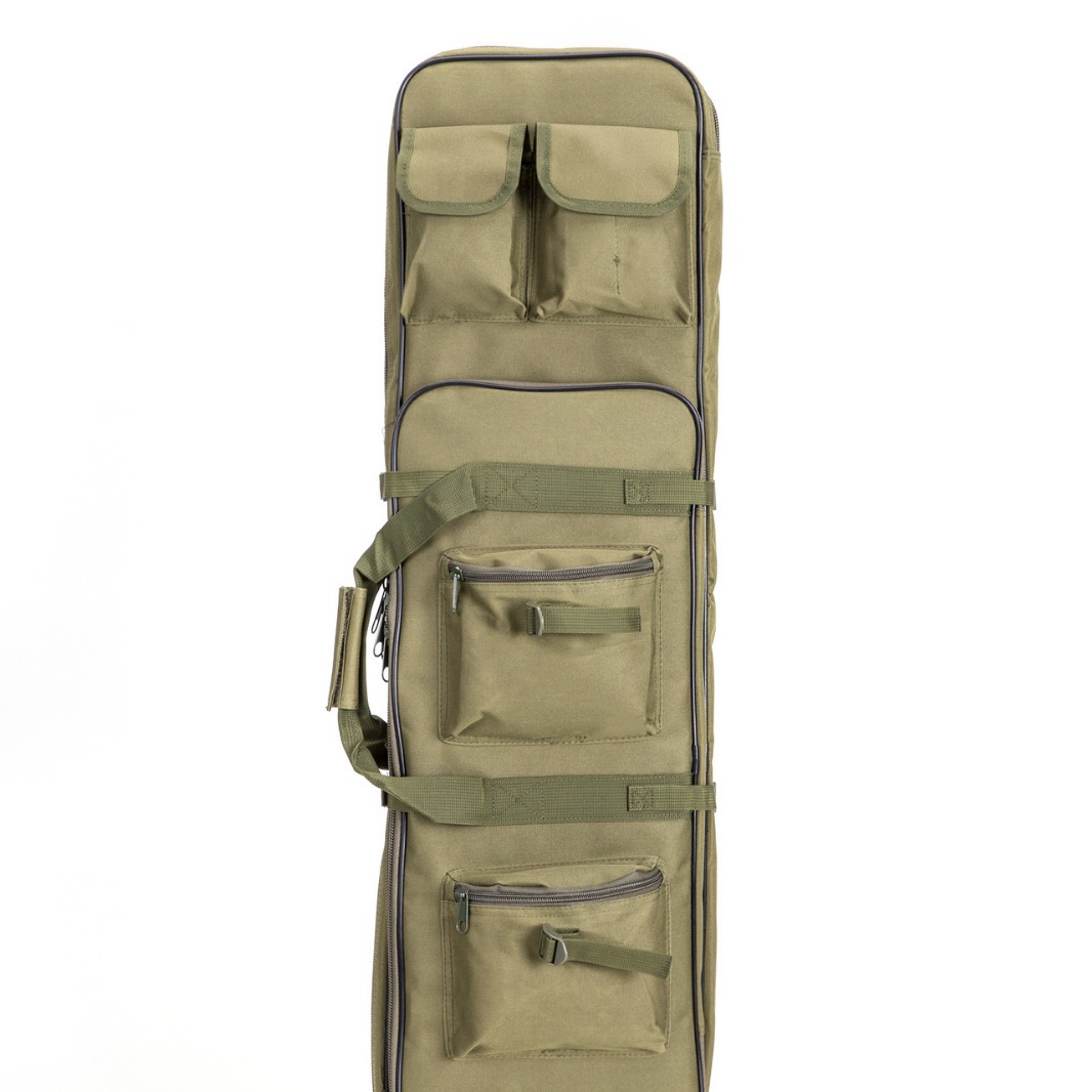 1,2 metros 1 metro 0,85 metros 1 metro 4 bolsa de pesca de camuflaje táctico multifuncional bolsa de pistola de hombro bolsa de equipo de pesca de hombro