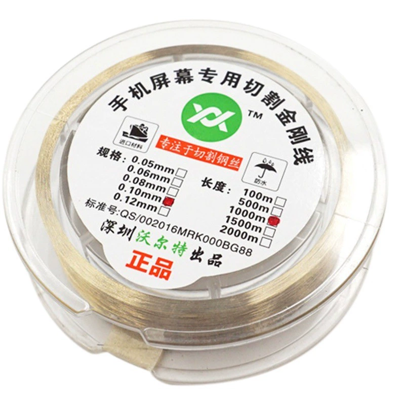 Линия разделительной резки экрана мобильного телефона Линия резки золотой проволоки Линия молибденовой проволоки 1000 метров Мобильный телефон с разделительной линией