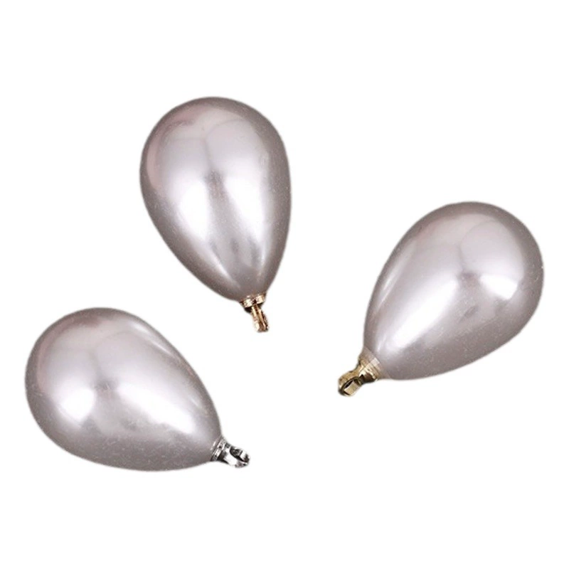 Капли-образный имитация жемчуга ручной работы кулон части полуфабрикатов Серьги Ожерелье Ювелирные Аксессуары материал оптом