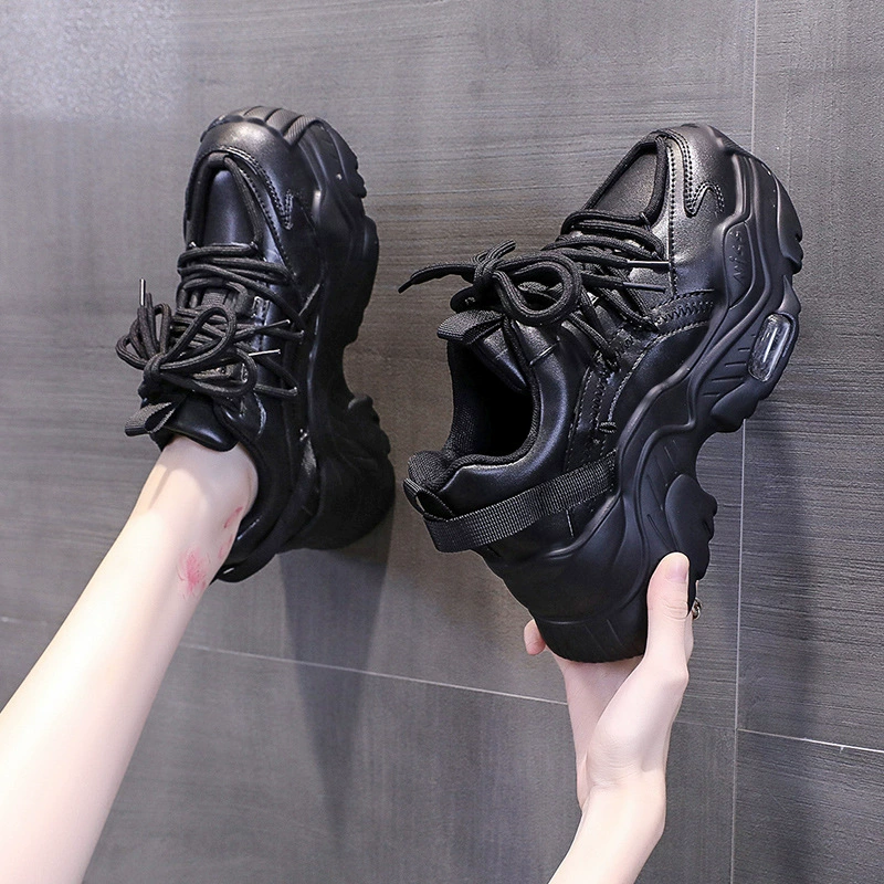 Женская обувь больших размеров от 41 до 43, летние новые супер популярные туфли для папы, популярная дышащая спортивная обувь на толстой подошве с толстыми ногами