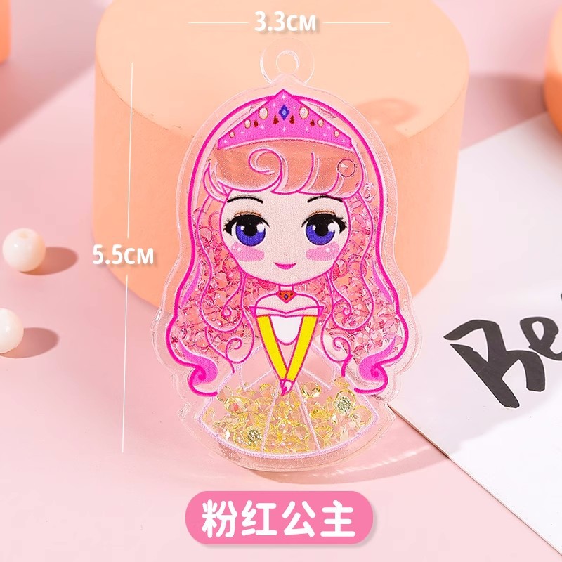 Acrylic pendant, princess style