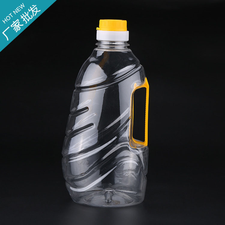 批发新款油瓶 大容量透明塑料罐 密封透明食品储存瓶