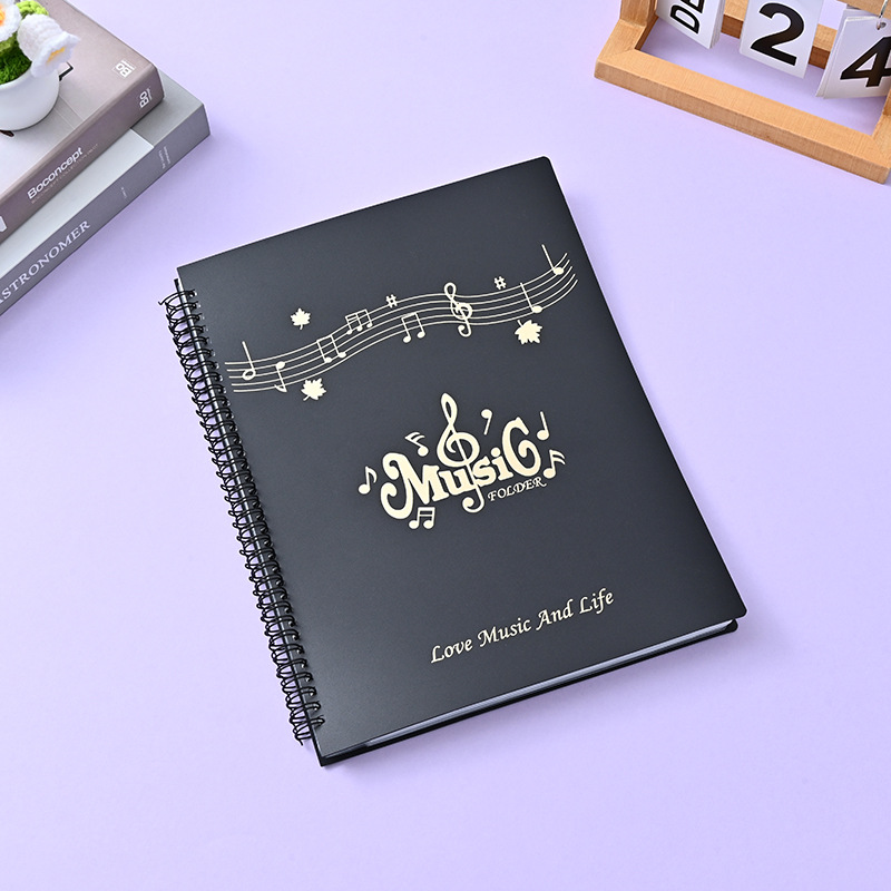 PP 악보 클립 레트로 블랙