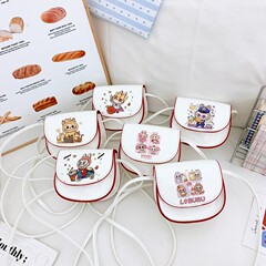 2025新款时尚儿童单肩包女孩拉布布斜挎零食包卡通可爱儿童小包包